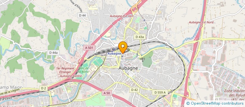 localisation de l'entreprise MADAME DELPHINE ZEMMOUR à AUBAGNE