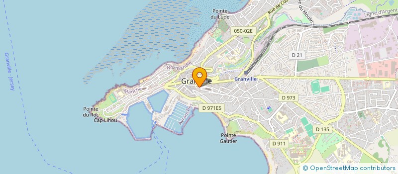 localisation de l'entreprise MADAME DELPHY BIHEL  GRANVILLE