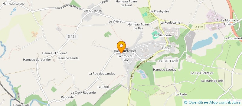 localisation de l'entreprise MADAME DELPHY GOUDAL  BRIX