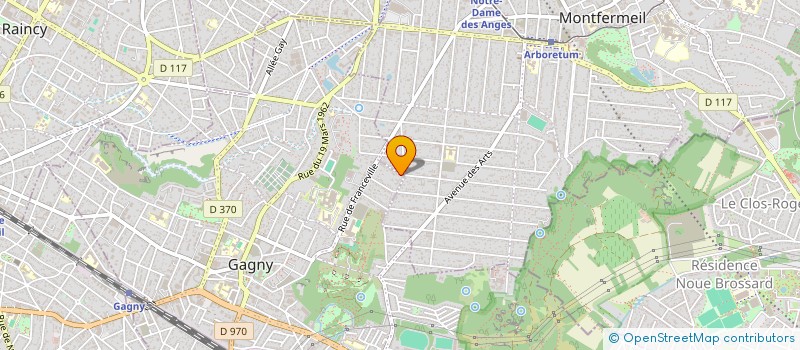 localisation de l'entreprise MADAME DELYA FLORINDO  GAGNY