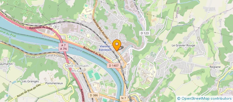 localisation de l'entreprise MADAME DEMET GUNERI à VIENNE