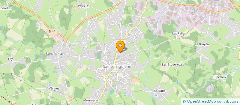 localisation de l'entreprise MADAME DEMET KARACA  SAINTE-SIGOLENE