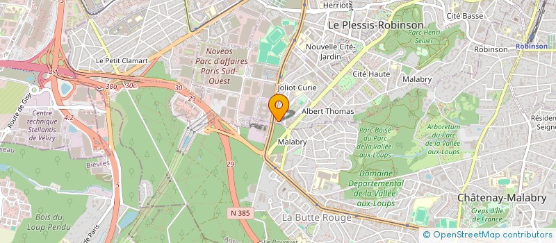 localisation de l'entreprise MADAME DENADA HARIZI à LE PLESSIS-ROBINSON