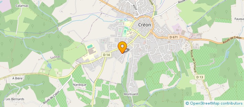 localisation de l'entreprise MADAME DENIA BOUGUETAIB  SAINT GENES DE LOMBAUD