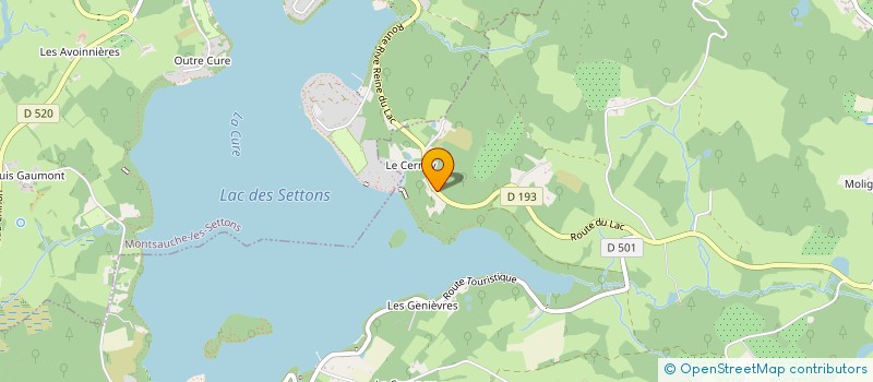 localisation de l'entreprise MADAME DENIA CHEBLI  MOUX-EN-MORVAN