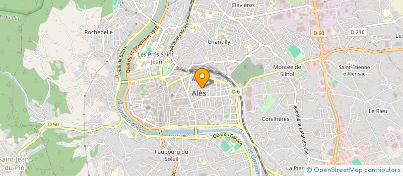 localisation de l'entreprise MADAME DENISA CIURAR  ALES