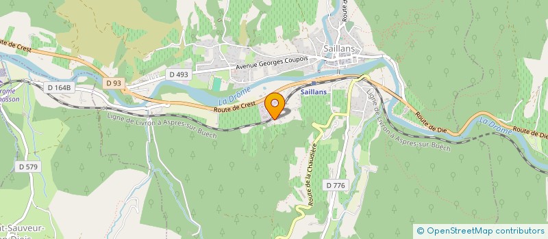 localisation de l'entreprise MADAME DENISA GALBAVA  SAILLANS