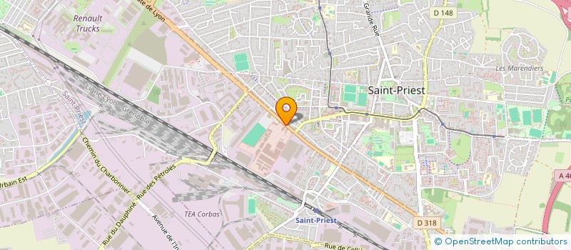 localisation de l'entreprise MADAME DENISA MIHAI  SAINT-PRIEST