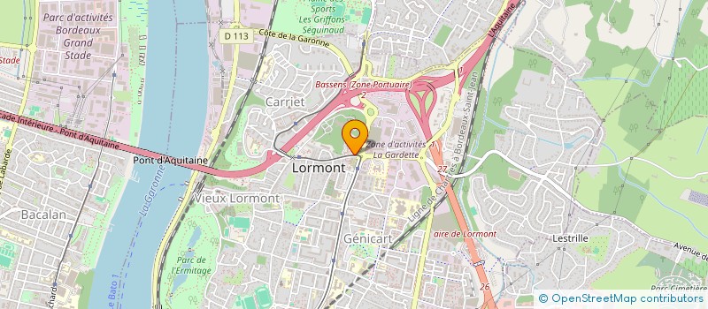 localisation de l'entreprise MADAME DENISA MOLOTCA  LORMONT