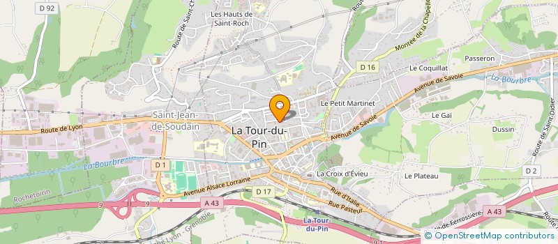 localisation de l'entreprise MADAME DENISA TIODAR  LA TOUR-DU-PIN