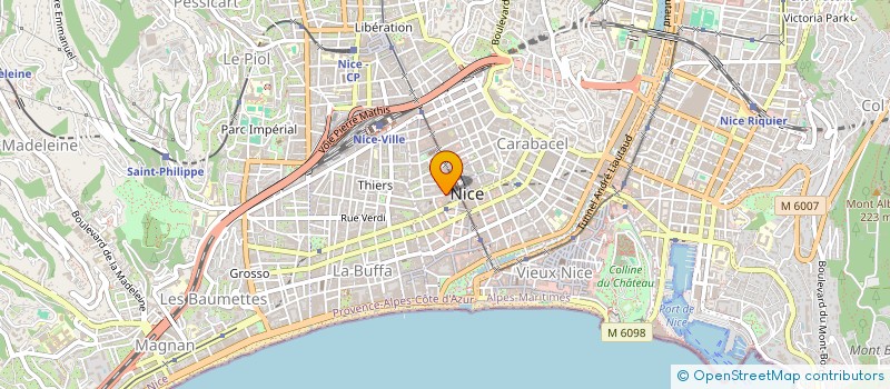 localisation de l'entreprise MADAME DENISE ABADIE LUQUET à NICE
