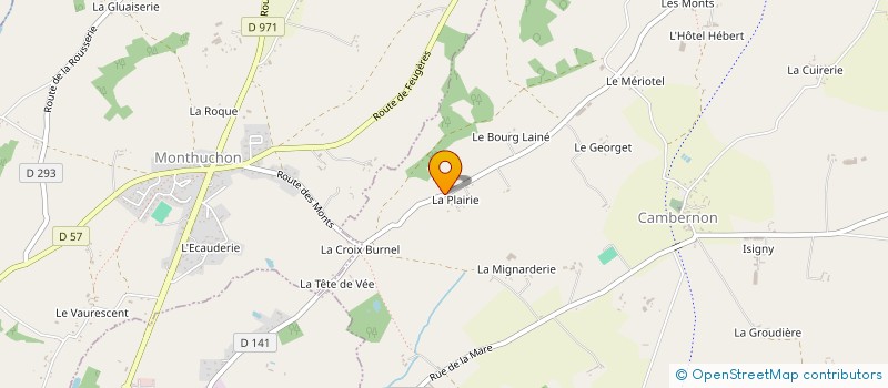 localisation de l'entreprise MADAME DENISE ALEXANDRE à CAMBERNON