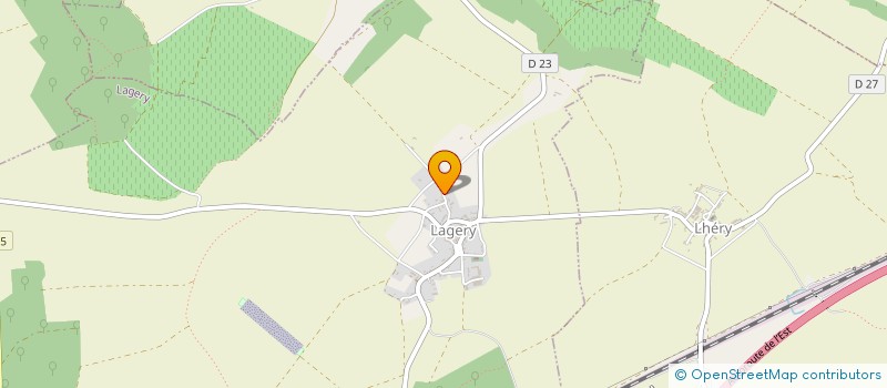 localisation de l'entreprise MADAME DENISE AUBIN  LAGERY