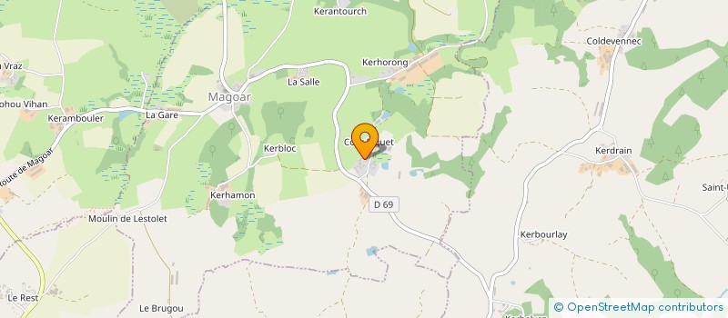 localisation de l'entreprise MADAME DENISE AUFFRET  SAINTE-TREPHINE