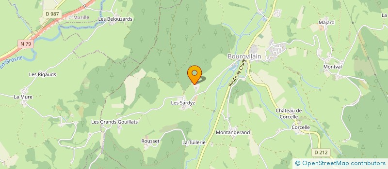 localisation de l'entreprise MADAME DENISE AULAS  MATOUR