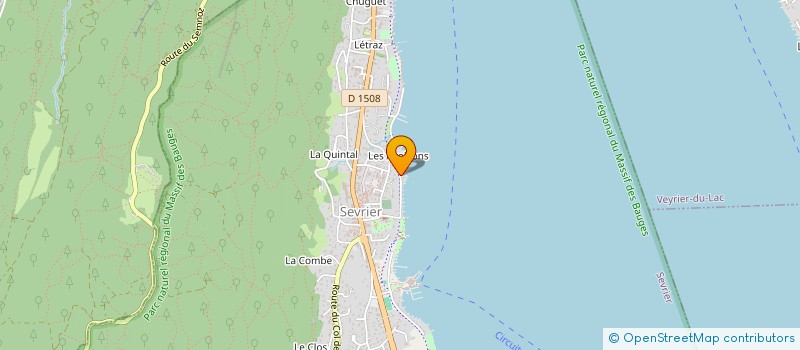 localisation de l'entreprise MADAME DENISE AYMONIER  SEVRIER