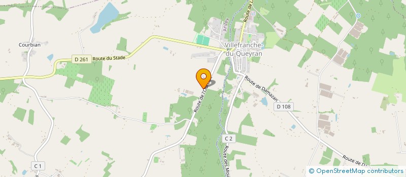 localisation de l'entreprise MADAME DENISE BARAT  ANZEX