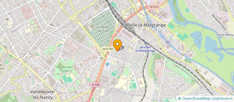 localisation de l'entreprise MADAME DENISE BARBA  VANDUVRE-LES-NANCY