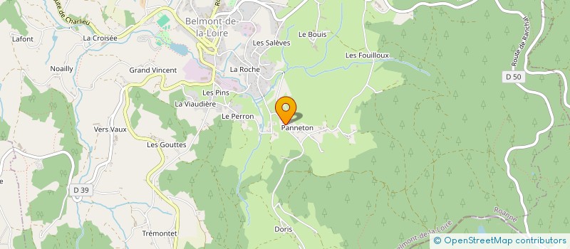 localisation de l'entreprise MADAME DENISE BARRIQUAND à BELMONT-DE-LA-LOIRE