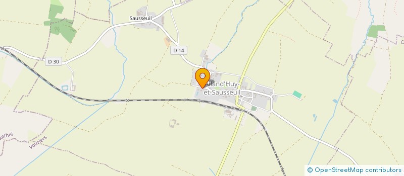 localisation de l'entreprise MADAME DENISE BART  ALLAND'HUY-ET-SAUSSEUIL