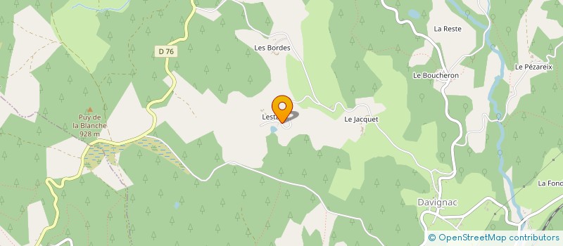 localisation de l'entreprise MADAME DENISE BASSALER  DAVIGNAC