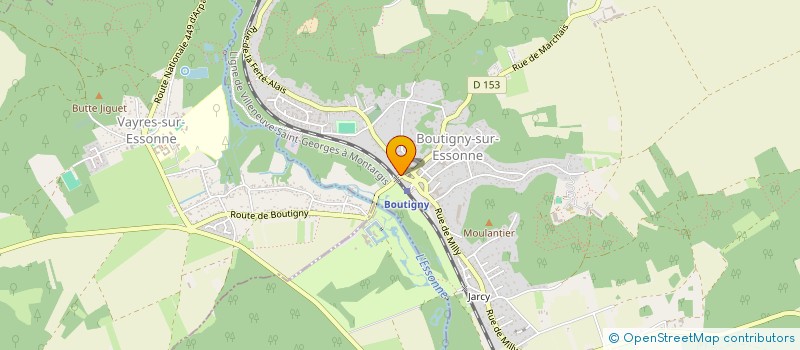 localisation de l'entreprise MADAME DENISE BATUT à BOUTIGNY-SUR-ESSONNE