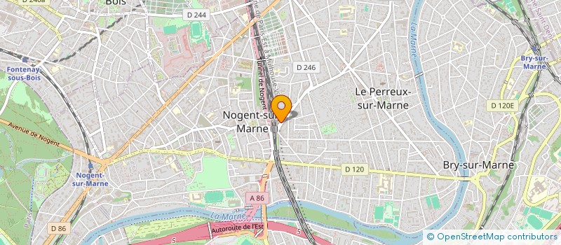 localisation de l'entreprise MADAME DENISE BELINAK  LE PERREUX-SUR-MARNE