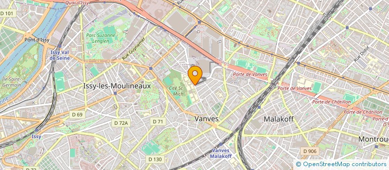 localisation de l'entreprise MADAME DENISE BELOUCIF  VANVES