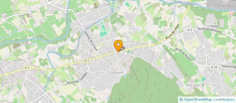 localisation de l'entreprise MADAME DENISE BERENGER  ROBION