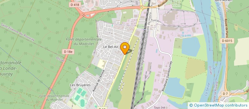 localisation de l'entreprise MADAME DENISE BERNARD  OISSEL