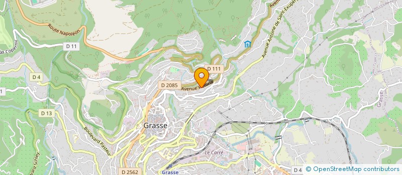 localisation de l'entreprise MADAME DENISE BERNARD  GRASSE