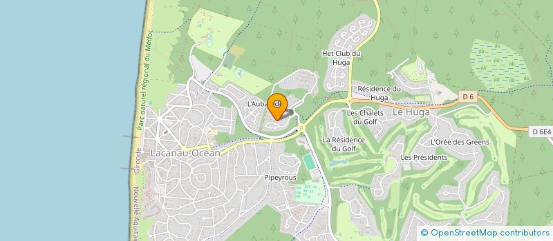 localisation de l'entreprise MADAME DENISE BERTHOIN  LACANAU