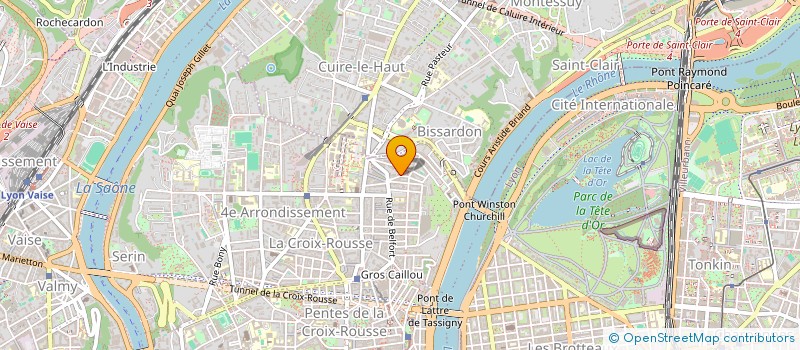 localisation de l'entreprise MADAME DENISE BERTRAND  LYON