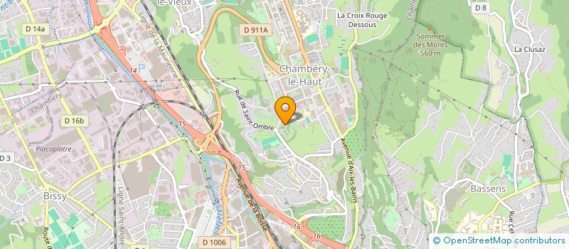 localisation de l'entreprise MADAME DENISE BICHET  CHAMBERY