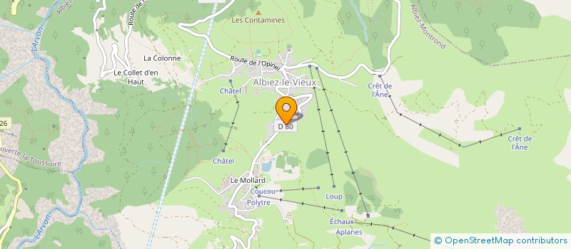 localisation de l'entreprise MADAME DENISE BILLIART  ALBIEZ-MONTROND