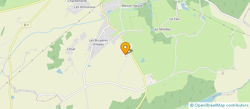 localisation de l'entreprise MADAME DENISE BISSONNIER  BOURBON-L'ARCHAMBAULT