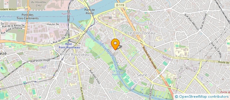 localisation de l'entreprise MADAME DENISE BONNEFON à NANTES