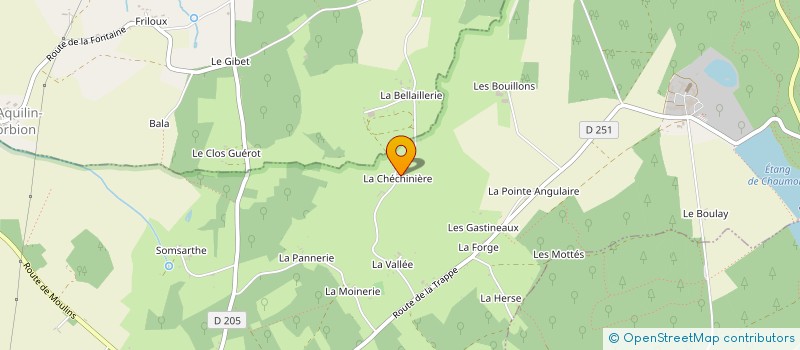 localisation de l'entreprise MADAME DENISE BOSCAGE à SOLIGNY LA TRAPPE