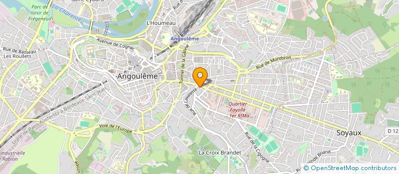 localisation de l'entreprise MADAME DENISE BOUDET à ANGOULEME