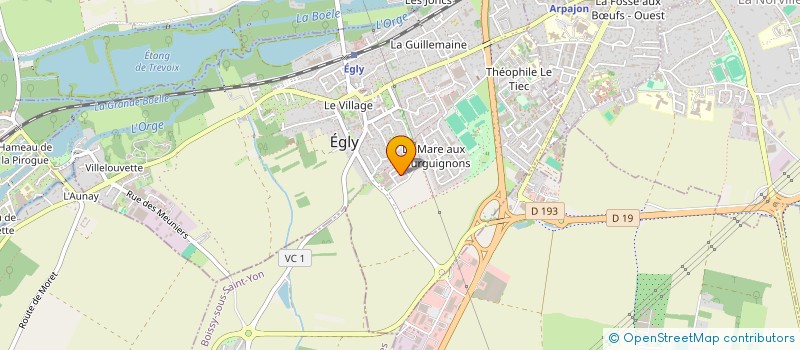 localisation de l'entreprise MADAME DENISE BOURGEOIS  EGLY