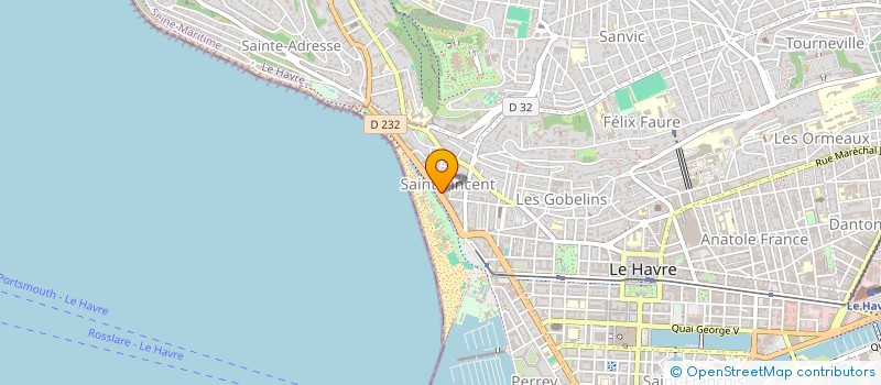 localisation de l'entreprise MADAME DENISE BOURILLON à LE HAVRE