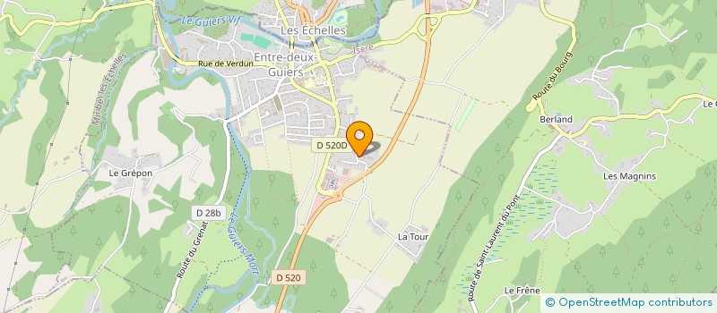 localisation de l'entreprise MADAME DENISE BOURSIER à ENTRE-DEUX-GUIERS