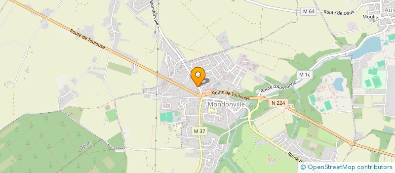 localisation de l'entreprise MADAME DENISE BOUTEILLER  MONDONVILLE