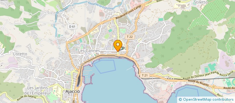 localisation de l'entreprise MADAME DENISE BOUTRY à AJACCIO