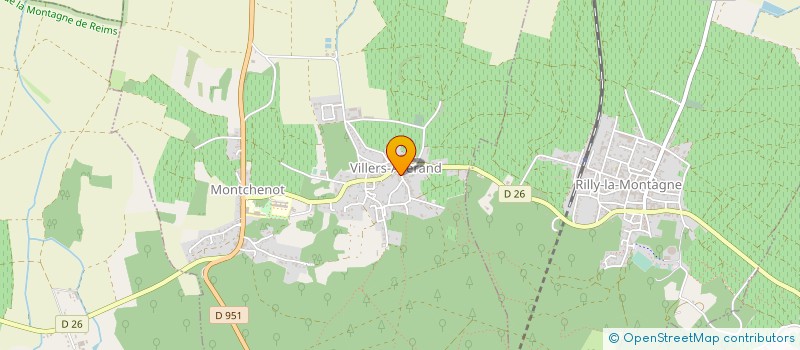 localisation de l'entreprise MADAME DENISE BOUVIER  VILLERS-ALLERAND