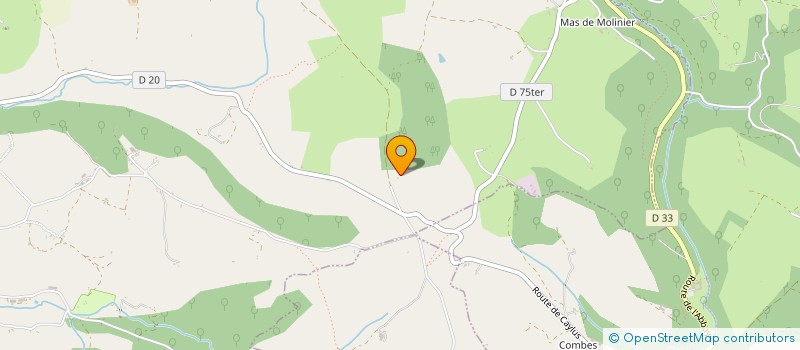 localisation de l'entreprise MADAME DENISE BOUYSSOU  LACAPELLE-LIVRON