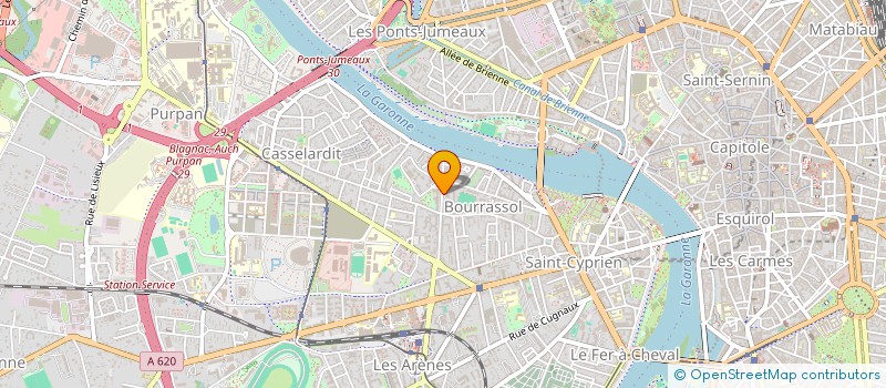 localisation de l'entreprise MADAME DENISE BRIAND à TOULOUSE
