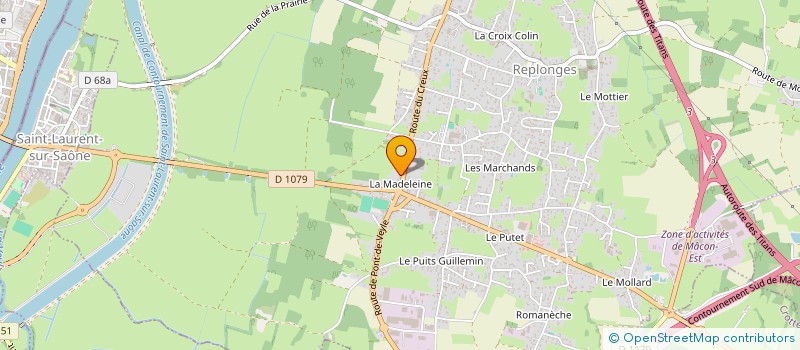 localisation de l'entreprise MADAME DENISE BROYER à REPLONGES