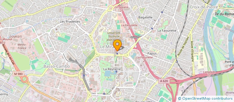 localisation de l'entreprise MADAME DENISE BRUNINI  TOULOUSE