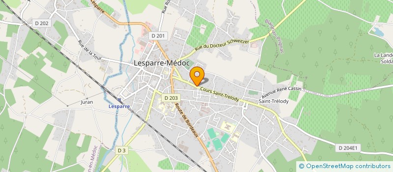 localisation de l'entreprise MADAME DENISE BUTLER  LESPARRE-MEDOC